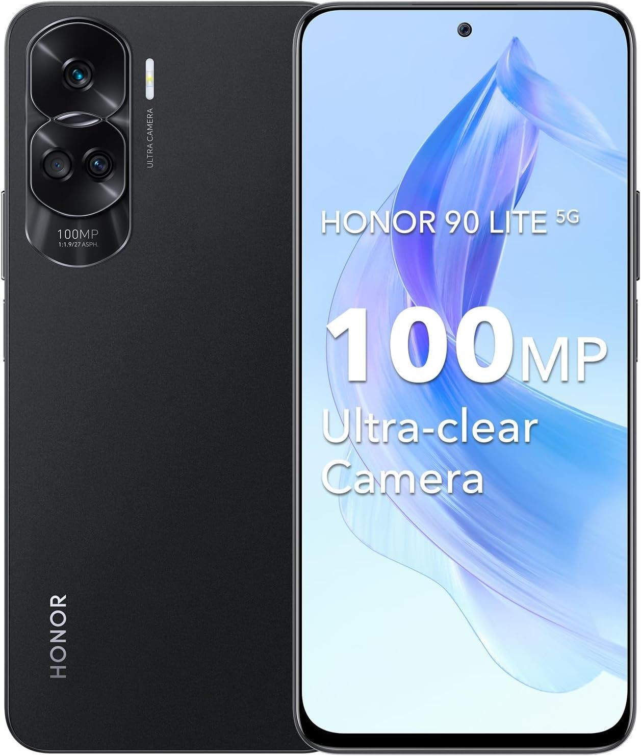 Honor 90 Lite 5G 256 Go Noir Reconditionné Etat correct