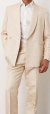 Mens Suits 2 Piece Suit Formal Suit Tuxedo Jacquard Jacket Wedding Prom Suit