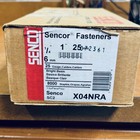 Senco SC2 SENCOR 1/4" x 1" Corrugated Fastener Box of 8000 with 12 clips missing