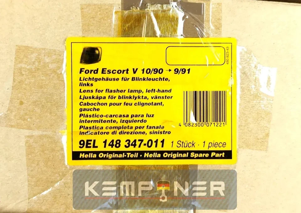9EL148347-011, originale HELLA, indicatore di direzione sinistro P21W, per Ford Escort - Immagine 4 di 4