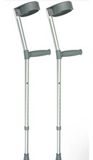 Days Double Adjustable Crutches for Adults, Comfort Handle, Lightweight Mobilit