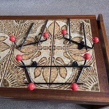 ATOMIC SPUTNIK COAT RACK VINTAGE COAT HOOKS Red Balls Black Metal