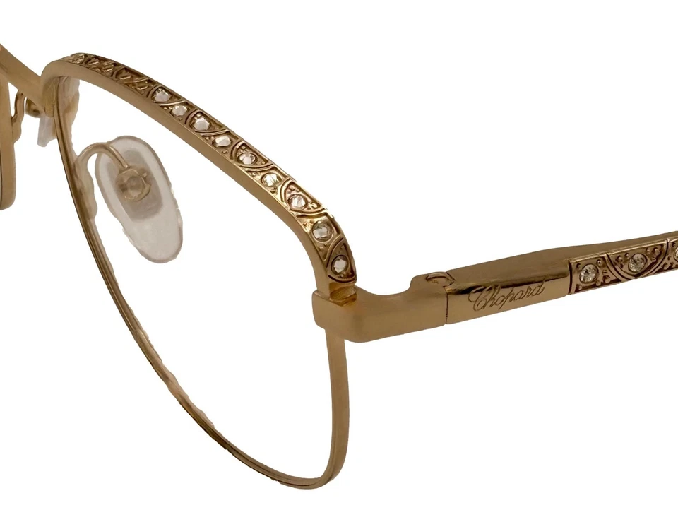 Marco cuadrado suave dorado rosa Chopard para hombre VCH 076 300 52 mm Foto 3 de 4