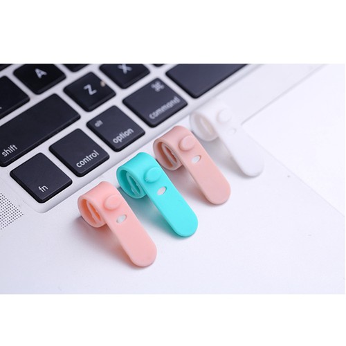 32 Pcs Silicone Fixing Tape Cable Tie Holder Organizer Data Zip Organiser - Picture 7 of 12