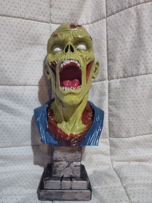 Bust Of Zombie Movie Horror 