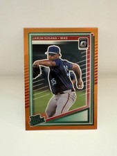 Jarlin Susana - 2025 Donruss Optic #167 Orange Rated Prospect /199 Nationals