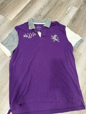 POLO EXPRESS PURPLE MEN SHIRT TOP MEDIUM M