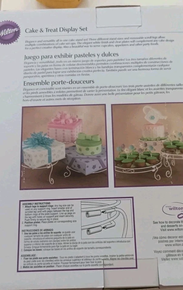 Wiltoncake Display Stand Set of 3 Cake Stands - Image 3 of 4