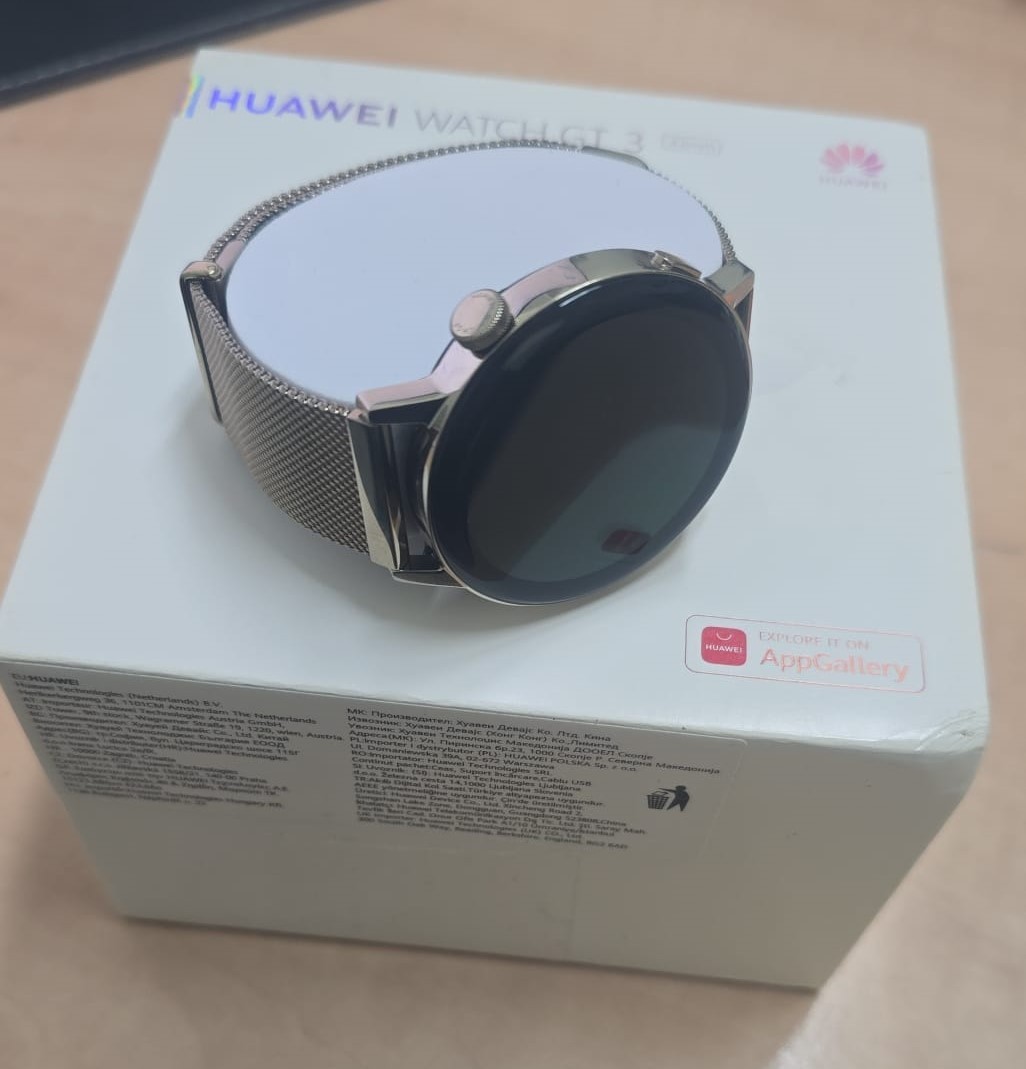 Foto 2 van HUAWEI WATCH GT 3 Smartwatch, 42mm Stainless Steel