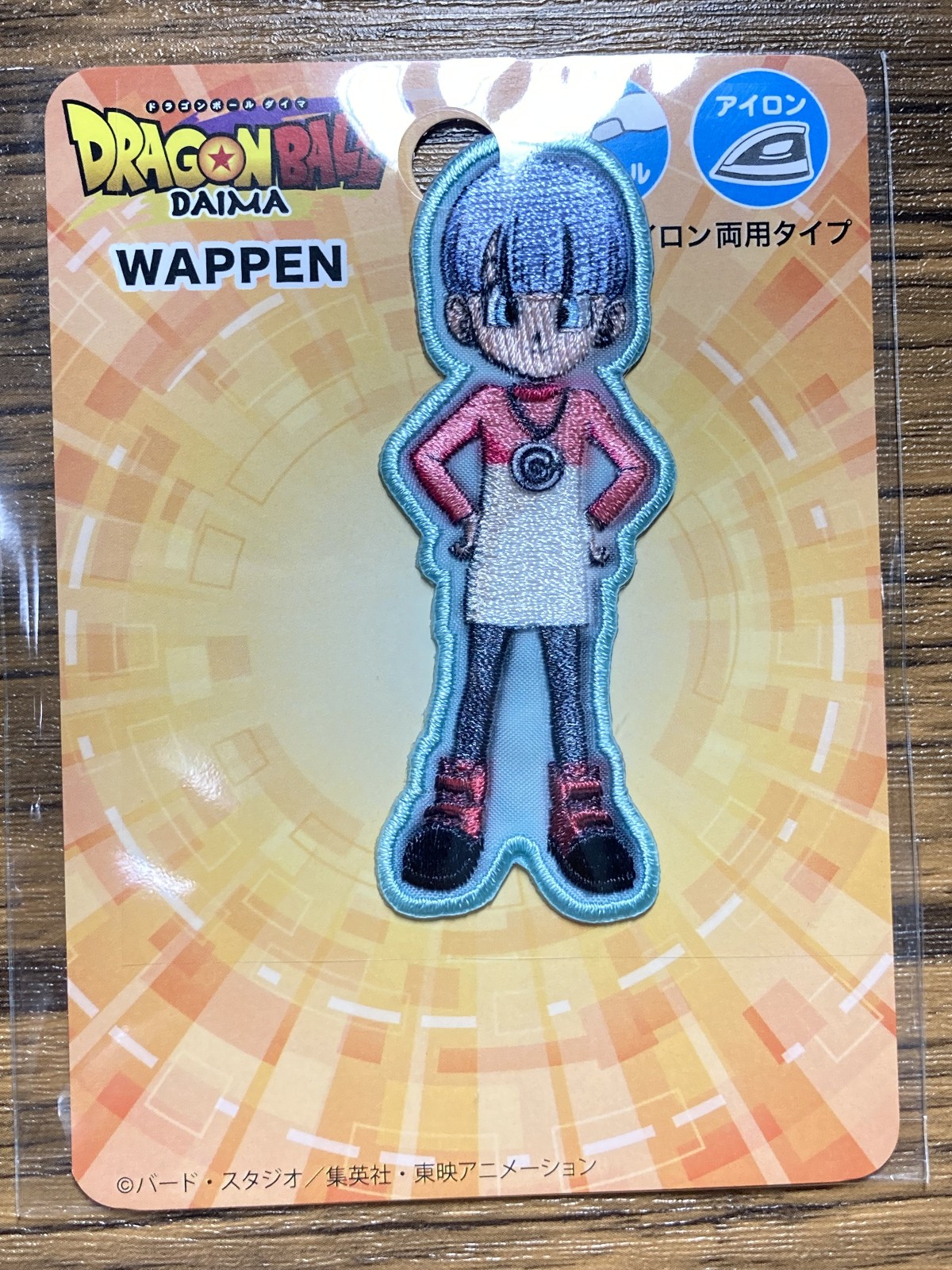 Dragon Ball Official Seal/ Iron On Patches Bulma JAPAN LIMIT