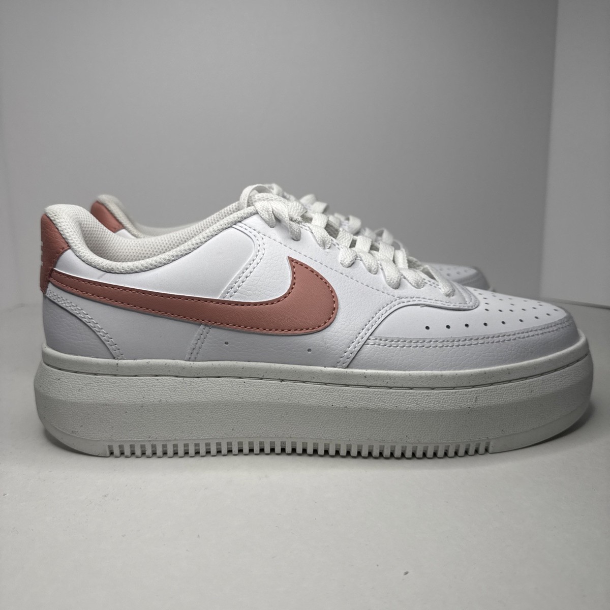 Size 10 - Nike Court Vision Alta White Red Stardust W for