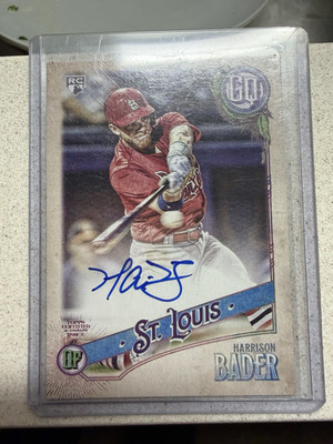 Topps 2018 Gypsy Queen Harrison Bader Rookie Autograph #GQA-HB Cardinals