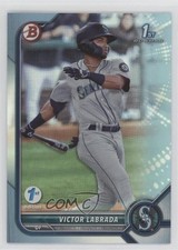 2022 Bowman 1st Edition Sky Blue Foil Victor Labrada #BPPF-150 0c7j