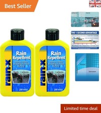 Dual Pack 200ml Water Repellent Glass Treatment &ndash; Enhanced Visibility Solution