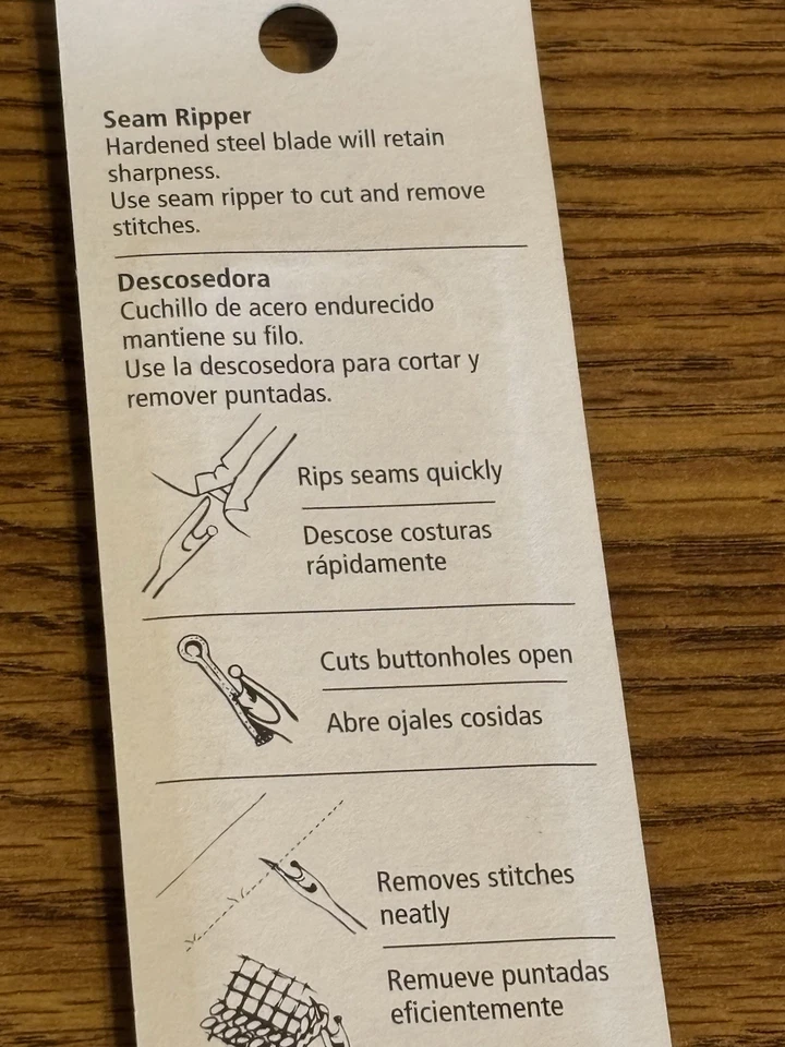 Desgarrador de costura Dritz #638 Deluxe con mango azul Foto 3 de 4