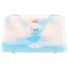 holographic bags purse for women Holographic PVC Clear Wallet Pouch ID Cards