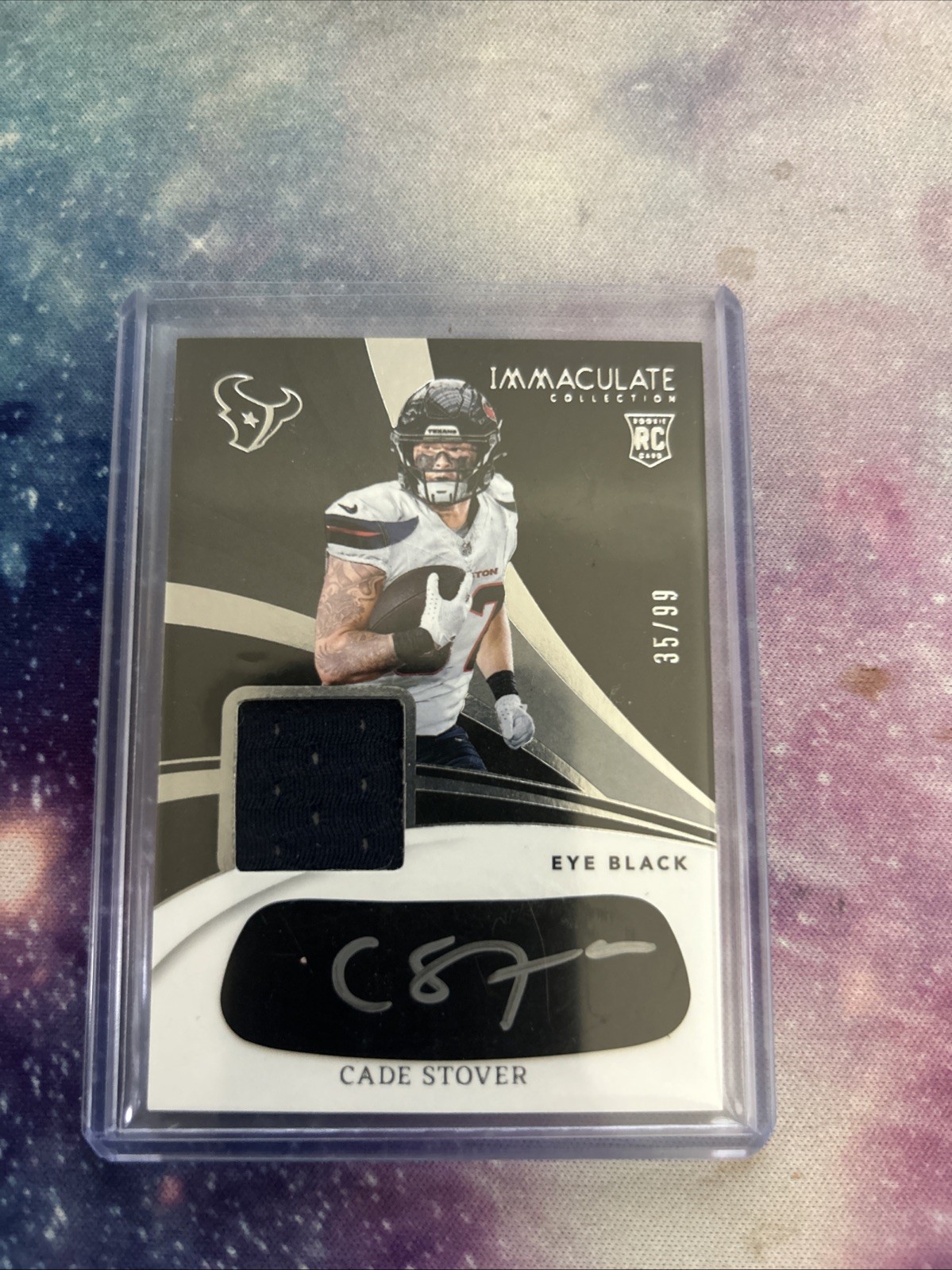 Cade Stover Panini Immaculate Collection Immaculate Rookie Eye Black Jersey Autographs #EYECAD Base