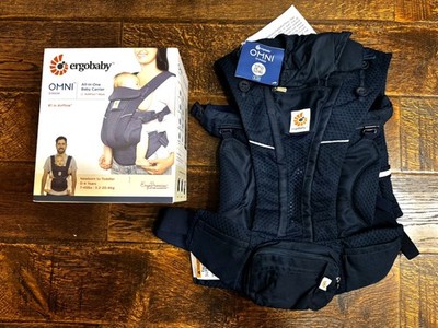 Ergobaby Omni Breeze Babytrage - SoftFlex Mesh: Midnight Blue