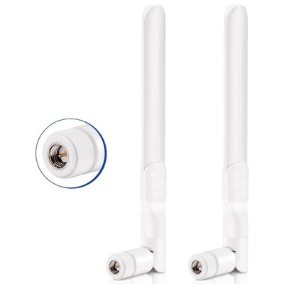 Bingfu 4G LTE Antenne SMA 6dBi Omnidirektional 2 Stück Router CPE Hotspot Kit