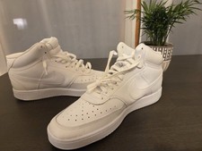 Nike Court Vision Mid Triple White CD5466-100 Men Sneaker White
