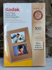 Kodak Photo Paper High Gloss 100 Sheets 4X6" Instant Dry - BRAND NEW/SEALED