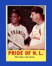 1963 Topps Set-Break #138 Willie Mays/S.Musial EX-EXMINT *GMCARDS*