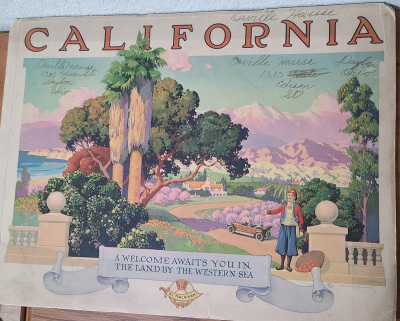 SOUVENIR BOOK of CALIF SHRINER'S CONVENTION  AL MALAIKAH (1919) 40 pgs (Gleason)