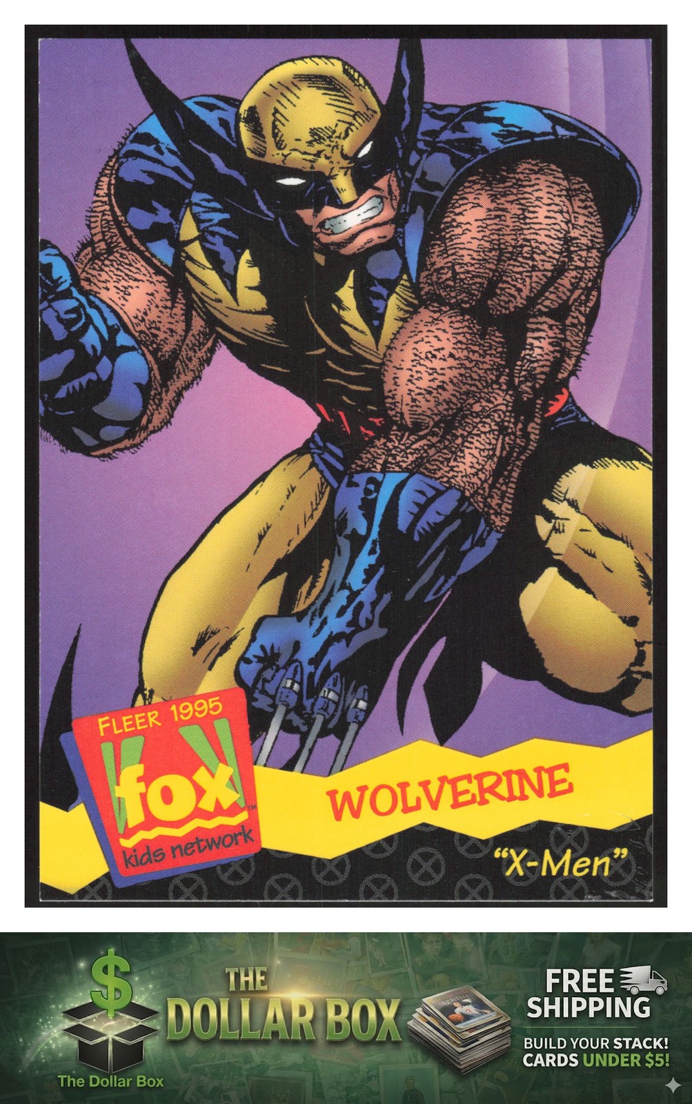 1995 Fleer Fox Kids Network #91 Wolverine