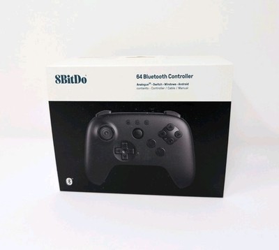 8Bitdo N64 Bluetooth Controller Nintendo Switch Analogue 3D Bluetooth Black