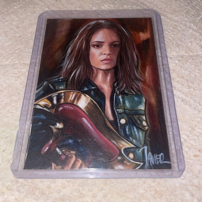 #ad Faith Eliza Dushku Buffy Javier Gonzalez Sketch ORIGINAL 1 1 PSC $50.00