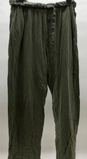 Tommy Bahama Men's Green Solid Drawstring Pajama Pants Size Large Relaxed Fit