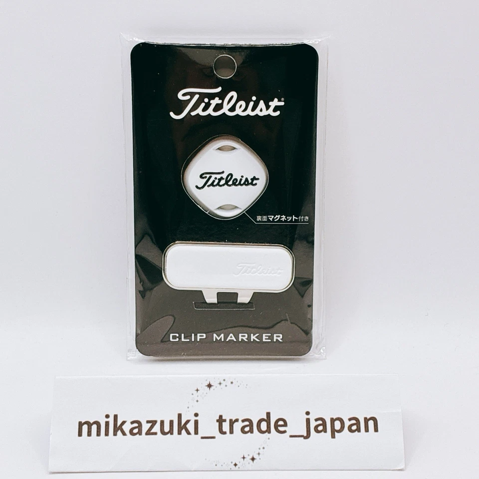 Marcador de bola magnético Titleist con clip para gorra de golf TA22CCMK SS22 blanco auténtico Foto 4 de 4