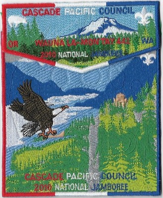 Lodge 442 Wauna La-Mon Tay 2010 National Jamboree 2-piece OA flap set
