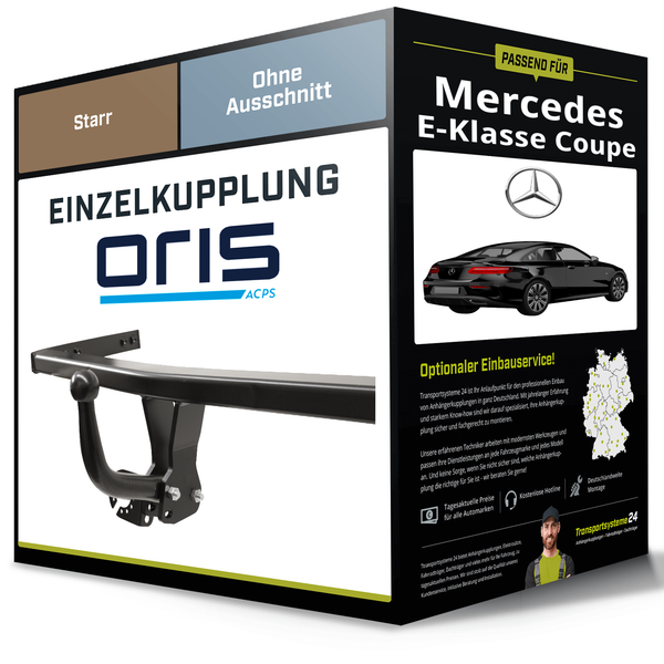 Starre AnhäNgerkupplung für Mercedes E-Klasse Coupe 09- Typ C207 Oris NEU-image