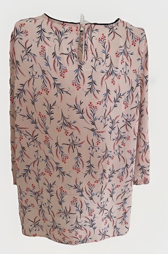 Ladies Large Lightweight Floral Print Blouse With 3/4 Length Sleeves - Picture 4 of 5