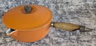 Le Creuset(?) Sauce Pot Orange #20 Enamel Cast Iron Free If U Buy Any Other $50+