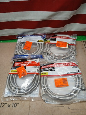 #ad Lot Of 5 Washing Machine Hoses 5 6 8 Ft Hoses $42.74