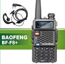 BF-F8+ Dual-Band 136-174/400-520 MHz FM Ham Two-Way Radio with Earpiece