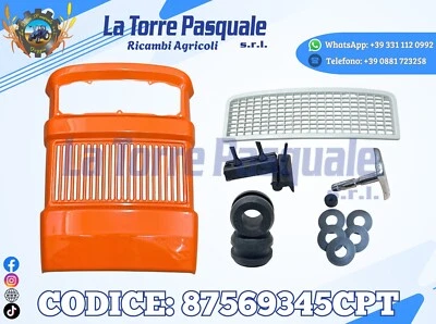 AFTERMARKET 87569345 4950401 CALANDRA COMPLETA RADIATORE SERIE ORO TRATTORE FIAT