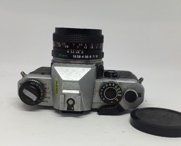 Yashica FX-D QUARTZ 35 mm FILM SLR KAMERA MIT YASHICA Objektiv 50 mm f/1,9 ml 12 - Bild 4 von 6