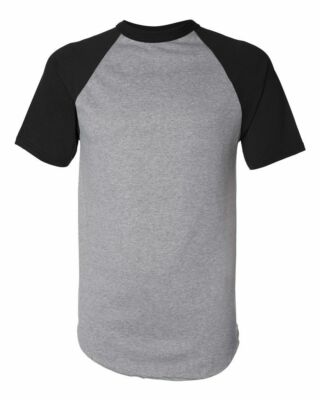 Augusta Sportswear 423 Mens Poly/Cotton Short Sleeve Baseball Jersey - S-3XL