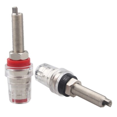 Easy Installation Clear Binding Posts For Secure Amplifiers Connection 2Pcs/pair