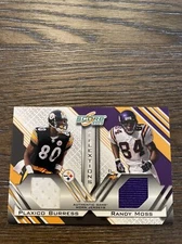 2003 Score - Reflextions Materials #R-5 Randy Moss, Plaxico Burress /250 (MEM)