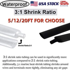 3:1 Protection Dual Wall Heat Shrink Tubing Insulated Waterproof Marine Grade