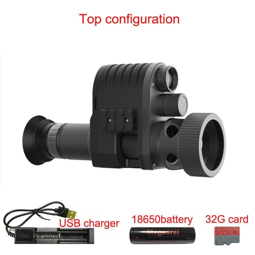 Megaorei M4A Night Vision Scope 1080p Hunting Camera 850nm Video Record IR Rifle - Photo 2/12