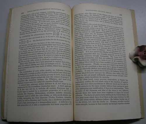 MILLOT Jacques "Blutgruppen und Rasse" Smithsonian Institution, 1938 - Bild 5 von 6