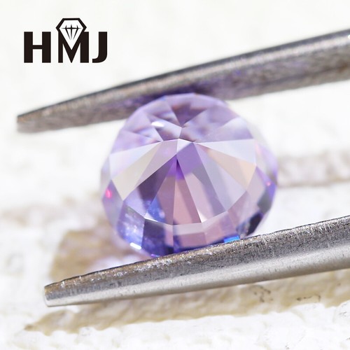 Purple Cubic Zirconia Crushed Ice Cut AAAAA Four Shapes Loose CZ Stone Gemstone - Picture 15 of 20
