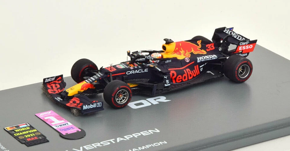 SPARK 1:43 MODELLINO AUTO F1 REDBULL HONDA RB16 MAX VERSTAPPEN ABU DHABI GP 2021 - Immagine 4 di 4