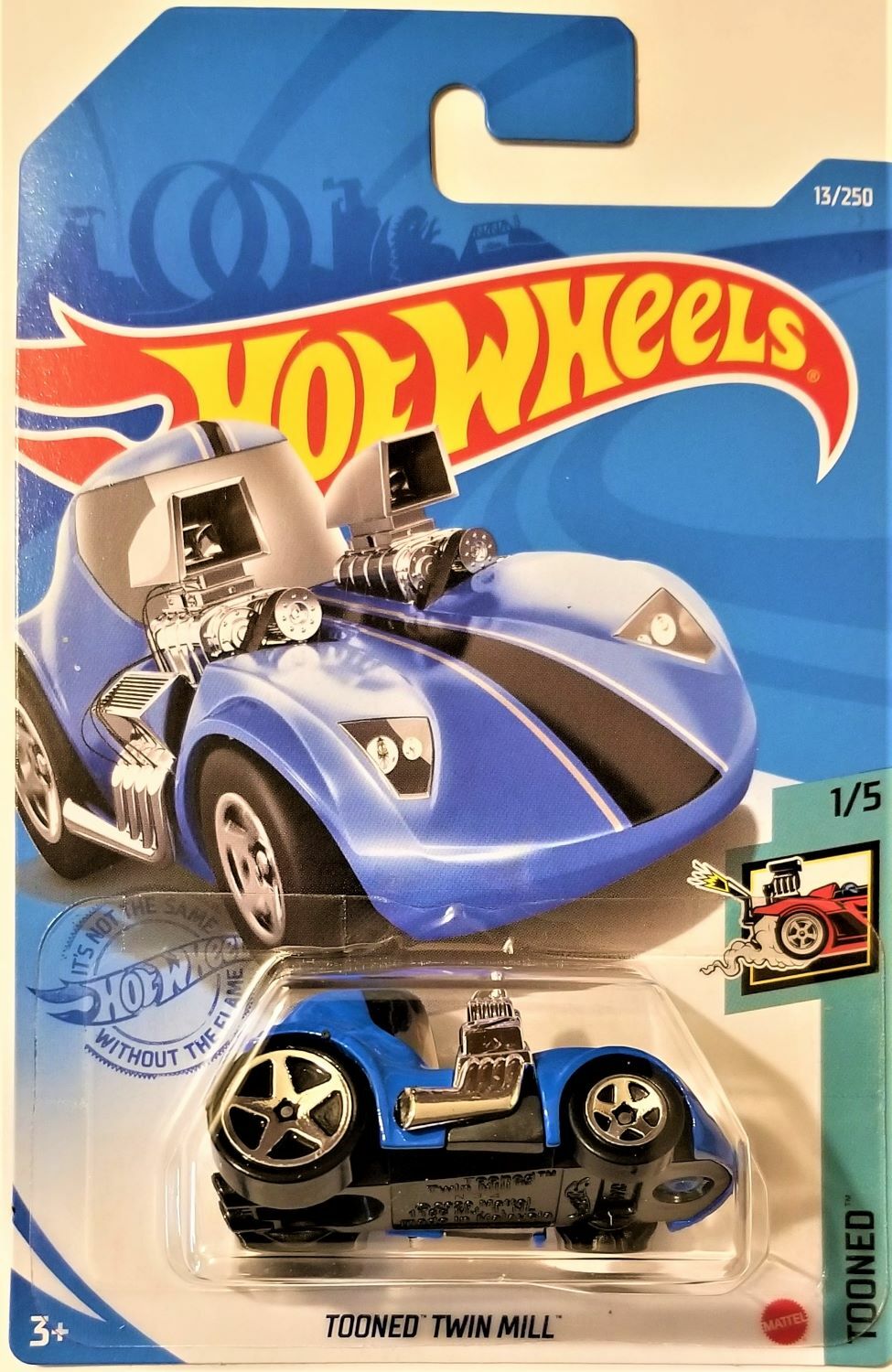 Hot Wheels - 2021 Tooned 1/5 Tooned Twin Mill 13/250 (BBGRX41)