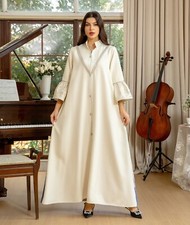 Dubai Women Turkey Abaya Muslim Ramadan Kaftan Long Sleeve Maxi Dress Party Gown